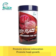 CZ Aqua Red blaze x3 100g | Intense Red Fish Food For Flowerhorn | Kamfa food |