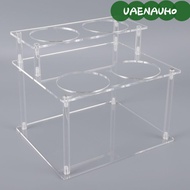 UAENAUH0 Syrup Bottle Holder, Acrylic Step Shape 2 Tier Syrup Rack, Stylish 2 Tier  Syrup Organizer 