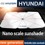 HYUNDAI Car sunshade umbrella sun visor Car Front Window Sunshade Cover Sunshade Curtain UV protecti