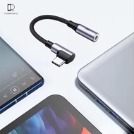 Headset Earphone Type C Audio Converter 3.5mm Earphone to Type C Connection Headset Type C Converter