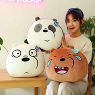 We Bare Bears Panda Bear Doll Pillow WBB Head Pillow/
