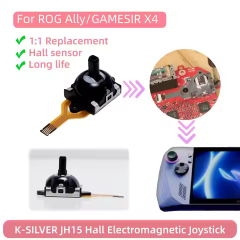 2PCS For ROG Ally Game Console Hall Joystick Replacement Handheld Game IC Rocker Gaming Accessories