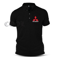 💯pure cotton Mitsubishi Fuso 4x4 Sport Car Polo Tee T-Shirt Embroidery Logo EDR-032