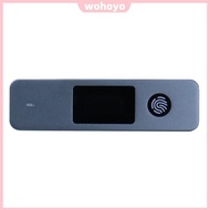 [New] SSD Hard Drive Case 10Gbps Portable SSD Case Visual Fingerprint Encrypted External Enclosure B