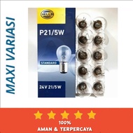 10PCS Hella P21W Single and Double Stop Bulbs 12V 24V 21W