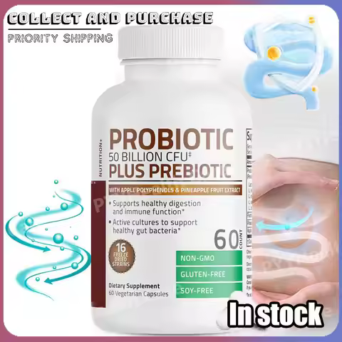 Probiotic 50 Billion CFU + Prebiotic with Apple Polyphenols & Pineapple Fruit Extract for Women & Me