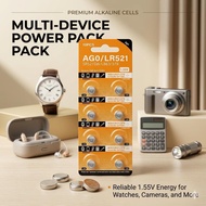 P【Hantar Cepat】 Alkaline Button Cell LR44 LR41 LR43 LR521 LR621 LR626  LR920 LR1130 CR2032 AG13/AG10