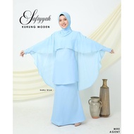 [ Baju Kurung Moden ] KURUNG SYAFIYYA 2021 Color BABY BLUE Material Moss Crepe