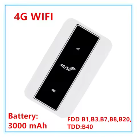 4G Router MiFi Supports 5G SIM Card 4G Wifi Router 150Mbps Car Mobile WiFi Hotspot with Sim Card Slo