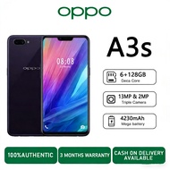 HP OPPO A3s 6GB+128GB Mobile Phone 4G network 6.2-Inch Smartphone used