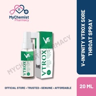 V-Infinity Vtrox Sore Throat Spray 20ml - To Relief Sore Throat