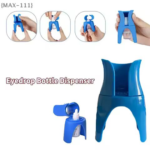 【F2-MAX111】Eye Drops Holder Bottle Helper Device - Eye Ointments Applicator Guide Aid Tool for Easy 