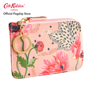 Cath Kidston กระเป๋าผู้หญิง Card & Coin Purse ลาย Leopard Poppies สี Pink