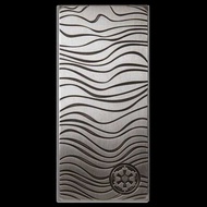 AFZA 2021 NIUE MANDALORIAN BESKAR 1 OZ SILVER $2 .999 RECTANGLE COIN BAR