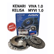 PERODUA KENARI KELISA VIVA 1.0 MYVI 1.0 CLUTCH KIT SET WITH OIL SEAL & CLUTCH BEARING SET AISIN