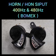 Horn / Hon Siput Bomex High Low Tone Car Horn / Hon Siput Kereta Ori Japan Used