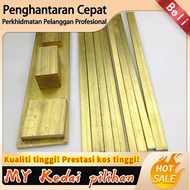 Length 500mm Brass Row Plate Brass Strip H59 Brass Bar Thickness 3mm~10mm