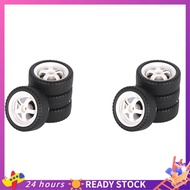 【HOT SALE】 8Pcs 33mm RC Drift Tire Wheel Hard Tyre for LDRC AE86 A86 A86P LD1801 1/18 RC Car Upgrade