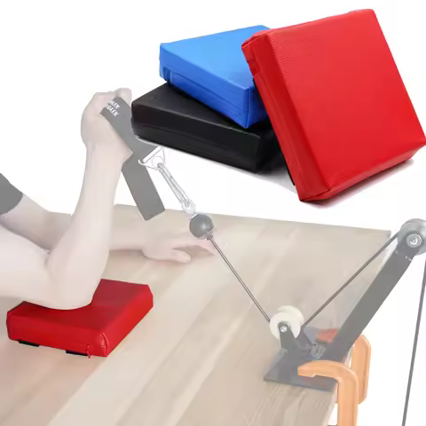 Arm Wrestling Training Table Elbow Pads Arm Strengthening Elbow Protective Pad Leather Home Fitness 