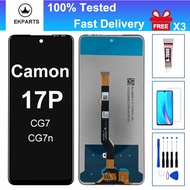 6.8" Screen For Tecno Camon 17P 17 P CG7 CG7n LCD Display With Touch Screen Digitizer Assembly Repai