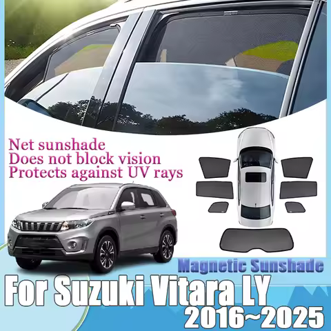 For Suzuki Vitara LY Escudo 2016-2025 Side Window Magnetic Sunshades Shading Visor Curtains Cover To