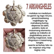 7 Angels/Arkangheles Medal Pendant Charms with Gabay