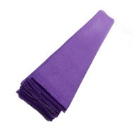UNGU PURPLE Crepe Paper Crepe Paper Decorative Paper Flower Paper Art Paper 110cm x 60cm 25 Sheets