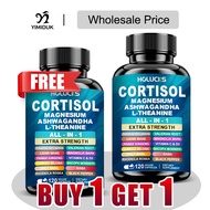 Buy 1 Get 1 Free Cortisol Supplement, for Stress Relief, Cortisol & Restful Sleep,  Calm Focus & Dee