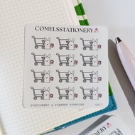 COMELS Stationery Spending Daily Chores Sticker Sheet for Planner Bullet Journals Journaling Diary