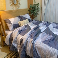 LOKAL Vishaka - Local Cotton Bed Sheets with Bradley Rubick Florenza Oxford Airon Dhaka by Katun Sta