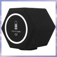 (V L A O)Mic Noise Reduction Wind Screen Mic Wind Screen C2 Microphone -Filter Acoustic for Record S