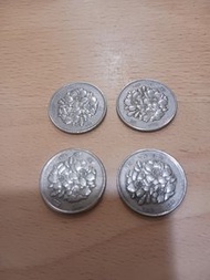 日本昭和 100円錢幣一組4枚合售