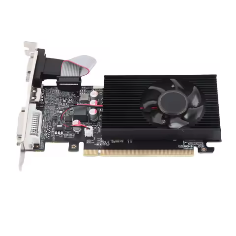 GT710 2GB DDR3 64BIT PCI E Graphics Card 2560X1600 Resolution Silent Desktop Computer Gaming Graphic