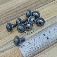 HIJAU SUZUKI Yamaha DUCK MOTORCYCLE BODY COVER BOLT M6X16 6X16 LENGTH 1/6 CM 6 X 16 M6