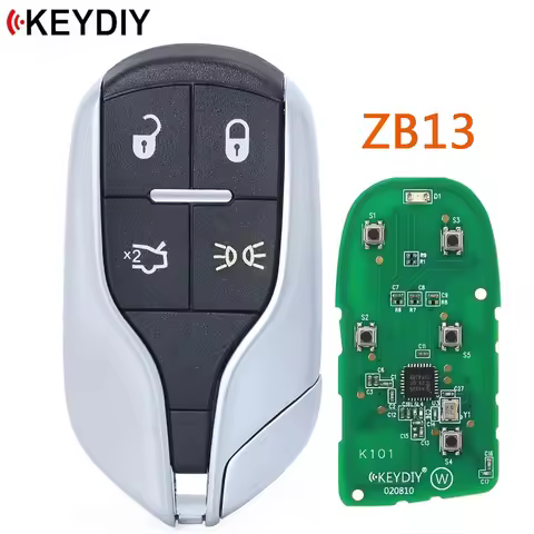 KEYDIY ZB13 Smart Universal Remote Key KD 4 Buttons for Maserati Style or KD900/KD-X2/KD MINI Key Pr