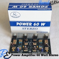 (@) Driver Power Amplifier 60 Watt Stereo