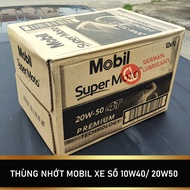 [HCMC EXPRESS] Mobil Super Moto transmission oil tank (0.8L - 1L) [BLACK CAP] - Mobil 10W40 - Mobil 