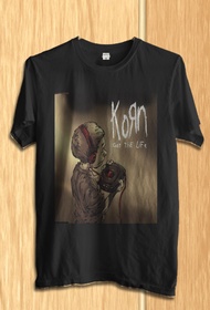Kaos hitam Korn/ Kaos adem KORN/ Kaos adem dipakai KORN CPY K6