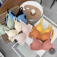 Sunny Cup A/B Seamless Nonwire Breathable Candy Color Bra size: 34-38 9789