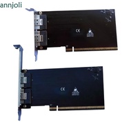 ANN PCIe4 0 Ready X16 To 2 Port SFF 8654 Adapter Supporting  Bandwidth GPU Setups