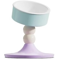 Adjustable Height & Tilt Pet Feeding Bowl – Ceramic Cat and Dog Food Dish with Anti-Spill Base to Su