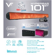 Vinnfier Hyperbar 101 - Bluetooth Soundbar (50W Home TV Soundbar with 8 Light Show LED)