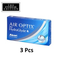 Air Optix Hydraglyde Plus Monthly Clear Lenses 3pcs