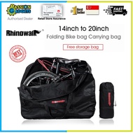 RK20 Rhinowalk 14 to 20 Inch Folding Bike Bag Oxford Cloth Waterproof Bicycle Outdoor Transport Storage Rhino walk