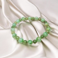 飄綠花翡翠手珠 | 天然緬甸玉A貨翡翠 | 送禮