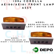 DEPO-212-1661-AE 1994 COROLLA AE100/AE101 FRONT LAMP ASSY ECE.