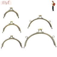 LILY Purse Frame Kiss Clasp, Vintage Bag Hardware Purse Clasp Frame, Mini Metal Purse Frame Handle B