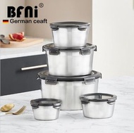 其他品牌 - 304不鏽鋼保鮮盒 不銹鋼食物盒 飯盒 雪櫃收納盒 便當盒 圓形保鮮盒 防漏野餐食物盒