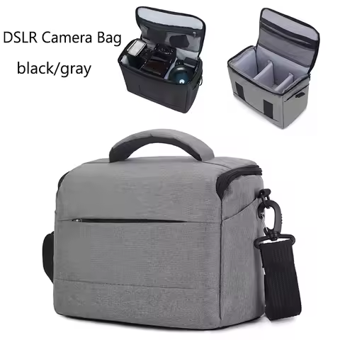 DSLR Camera Handbags Nylon Shoulder Bag Camera Portable Cameras Bag for Sony Nikon Canon Fuji Panaso