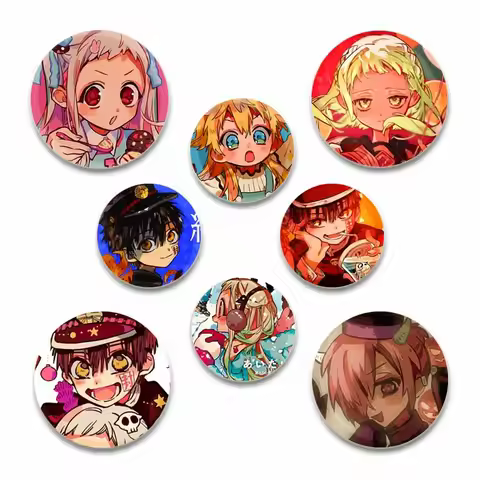 Anime Pins Characters Hanako-kun/Nene Yashiro/Kou Minamoto/Aoi Akane/Sakura Nanamine Badge Handmade 